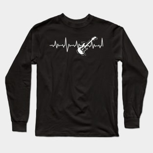 Bass Guitar Player Hebeat Long Sleeve T-Shirt